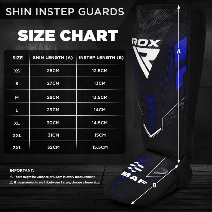 Actual product image Rdx Shin instep protection IMMA (L, XL)