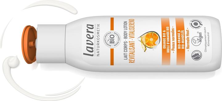 Actual product image Lavera Vitalizing Body Lotion Organic Orange & Organic Almond Oil (Body cream, 200 ml)