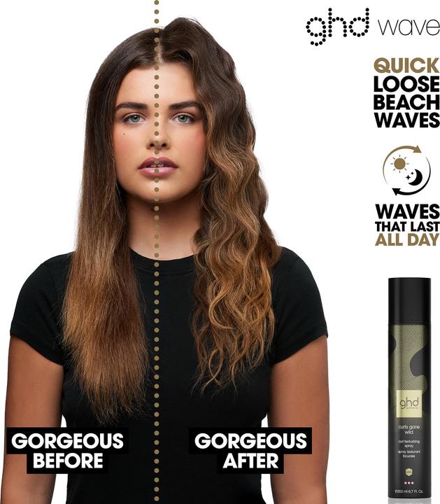 Image du produit ghd Curls Gone Wild Curl Texturising Spray (200 ml)