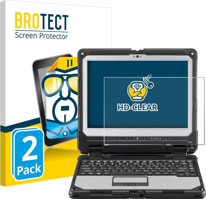 Actual product image BROTECT Screen Protector Clear (2 Piece, Toughbook CF-33)