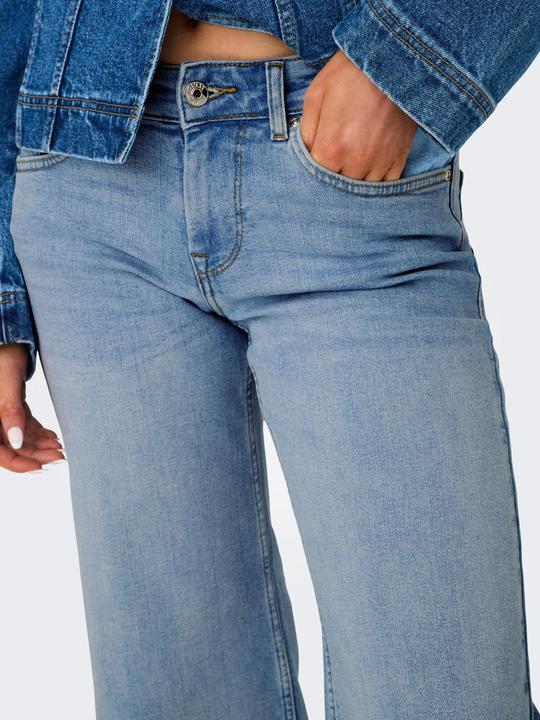 Produktbild Only ONLJUDY Niedrige Taille Gerade geschnitten Jeans Jeans mit weitem Bein (W27/L32)