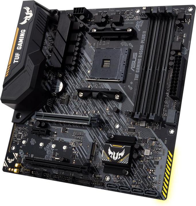 Produktbild ASUS TUF B450M-Plus II Gaming (AM4, AMD B450, mATX)