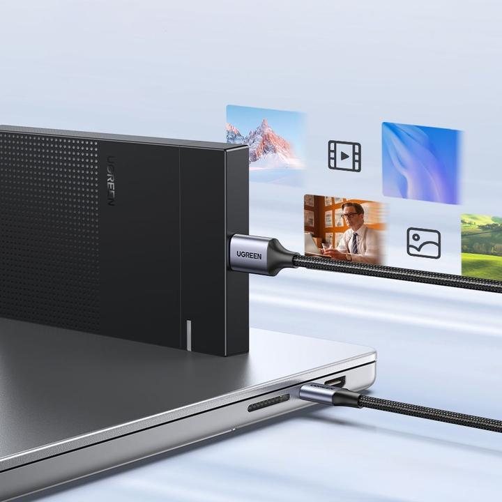 Productafbeelding Ugreen Kabel USB-C naar Micro USB 15232, 1m (space grijs) (1 m, USB 3.2 Gen 1)