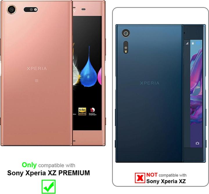 Produktbild Cadorabo Flip wie Invisible Cover (Sony Xperia XZ Premium)