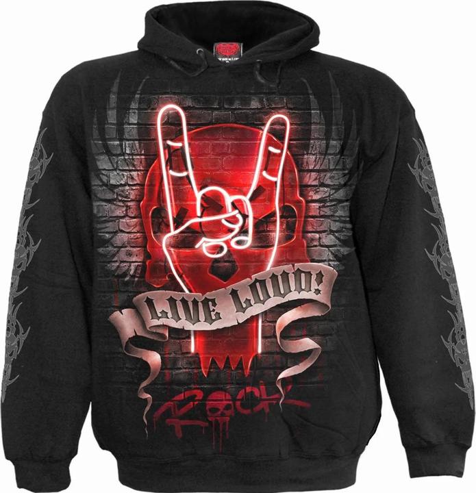 Image du produit Spiral - Sweat à capuche LIVE LOUD - Adulte (M)