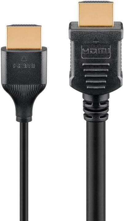 Productafbeelding Goobay Slanke HDMI-kabel met hoge snelheid en ethernet (2 m, HDMI)