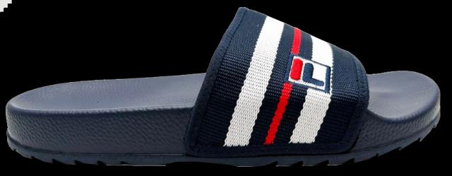 Actual product image FILA Heritage Slides Navy (43)