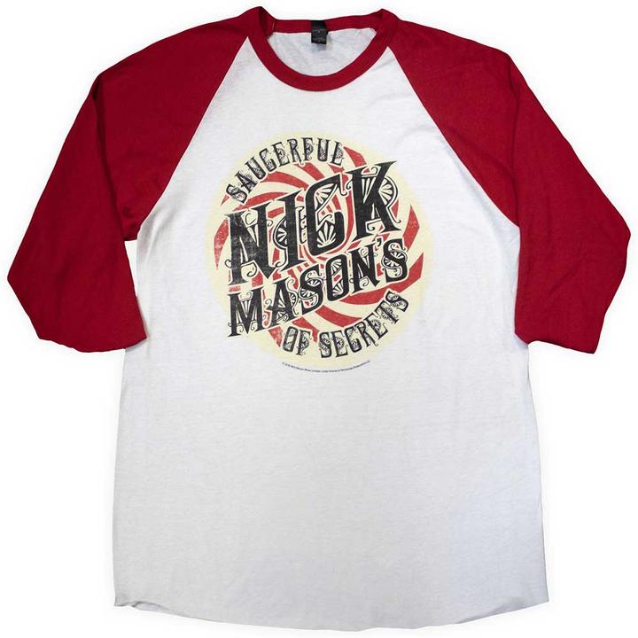 Nick Masons Saucerful of Secrets Spiral (RedWhite) Raglan