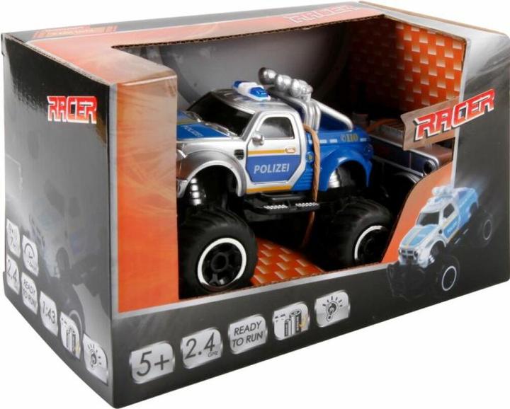 Actual product image Racer R/C Police Jeep 2.4GHz