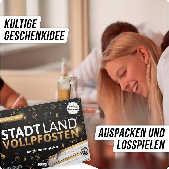 Produktbild Denkriesen Stadt Land Vollpfosten Silvester Edition (Deutsch)