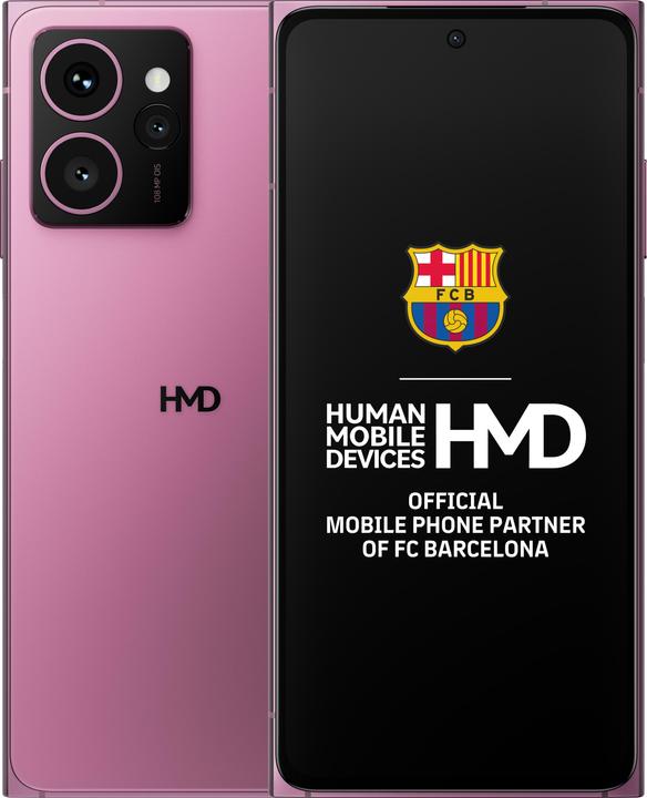 Produktbild HMD Skyline (256 GB, Neon Pink, 6.55", SIM + eSIM, 108 Mpx, 5G)