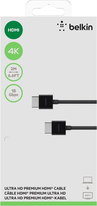 Energie-Label Belkin HDMI (Typ A) — HDMI (Typ A) (2 m, HDMI)