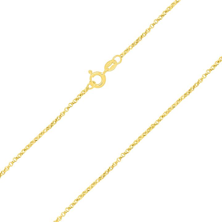 Produktbild Candy Rundankerkette 1.4 mm, 925 Sterling Silber, vergoldet (925 Sterling Silber, 18k vergoldet, 925er Sterlingsilber)