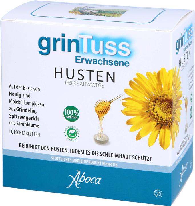 Produktbild Aboca Grintuss Erwachsene Lutschtabletten, 30 g Tabletten (30 Stück)