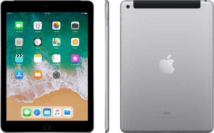 Immagine prodotto Apple iPad (2018) (4G, 9.70", 32 GB, Space grey)