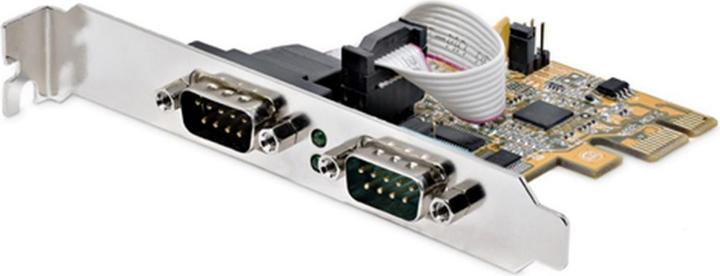 Produktbild StarTech COM 2 Port PCI Express Serielle Schnittstellenkarte PCIe auf RS232 Karte Serielle Adapter K