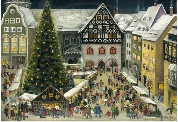 Actual product image Olewinski & Tochter 2942 - Christmas postcard - Jena Christmas market (1 pcs.)