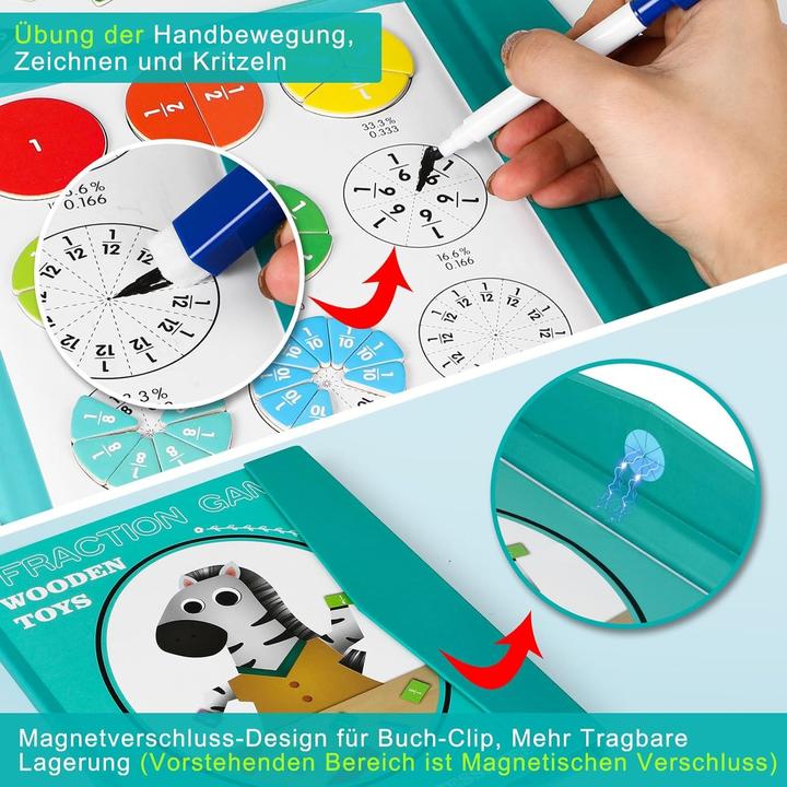 Actual product image The Toy Company Fractions, Maths toys