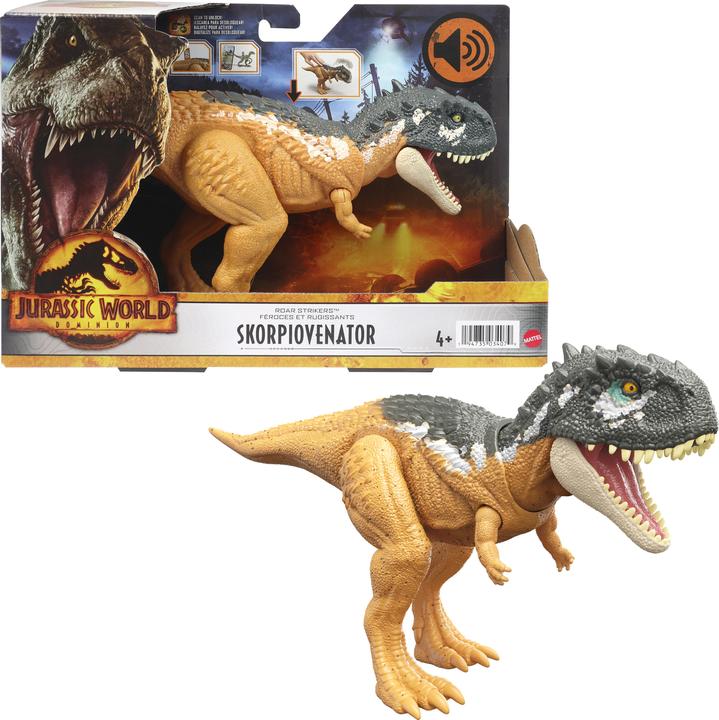 Immagine prodotto Mattel GmbH JURASSIC WORLD figure Roar Roar Strikers assortite