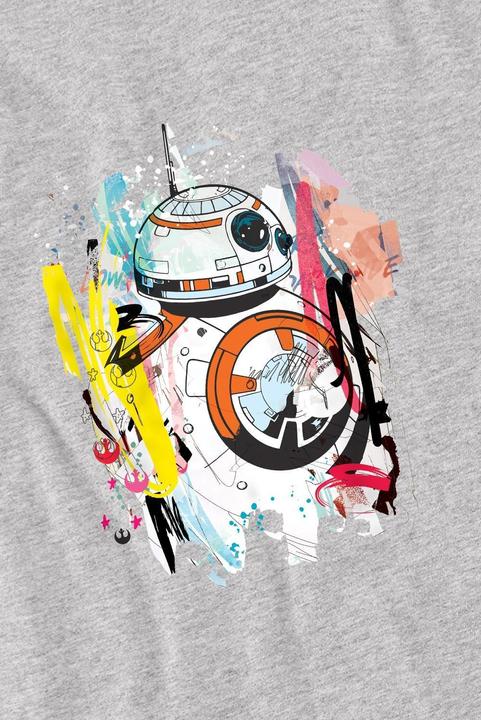 Actual product image Star Wars Mens BB-8 Abstract T-Shirt (M)