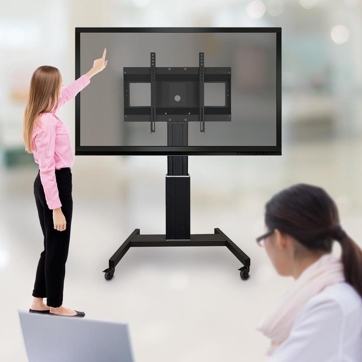 Produktbild Conen Elektrisch höhenverstellbarer TV Rollwagen, mobiler Monitorständer, Hub (100", 136 kg)