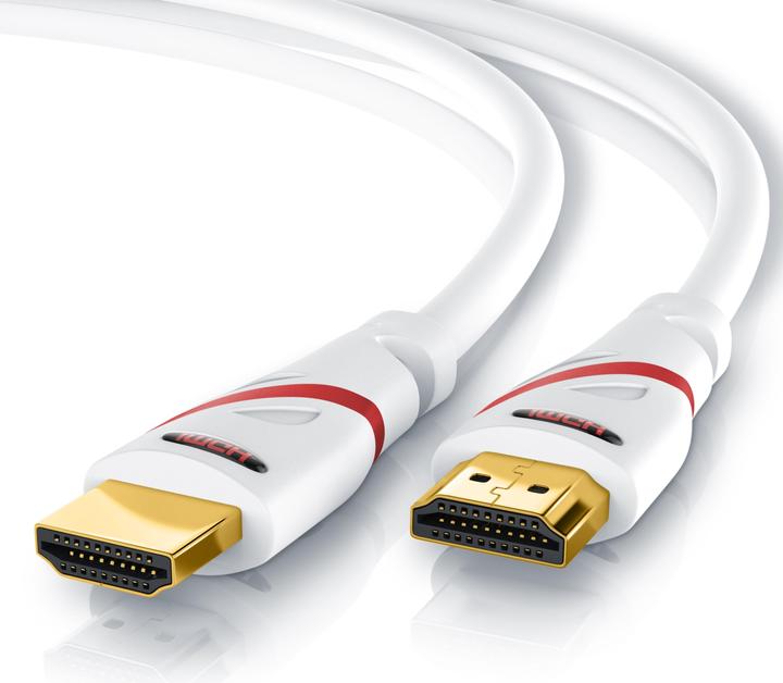 Produktbild CSL HDMI Kabel 2.0b - 4k Ultra HD 2160p - 3D Ready - High Speed - 3 fach geschirmt - HDMI 2.0b 2.0a 2.0 (1.50 m, HDMI)