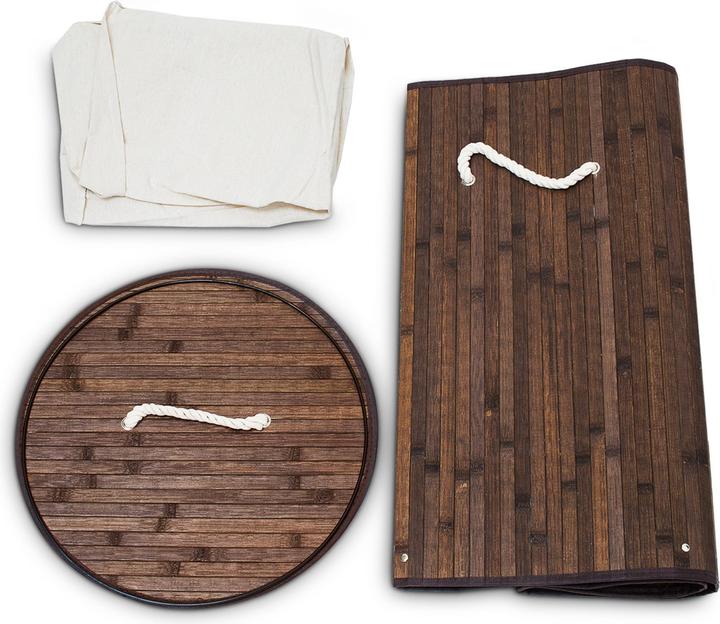 Actual product image Relaxdays Round Hamper (70 l)