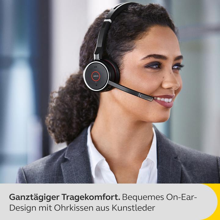Productafbeelding Jabra Hoofdtelefoon Evolve 75 SE MS Duo incl. Link 380 (Draadloze, USB-A)
