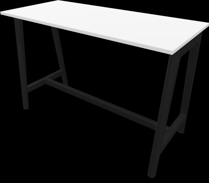 White, Ash stained black