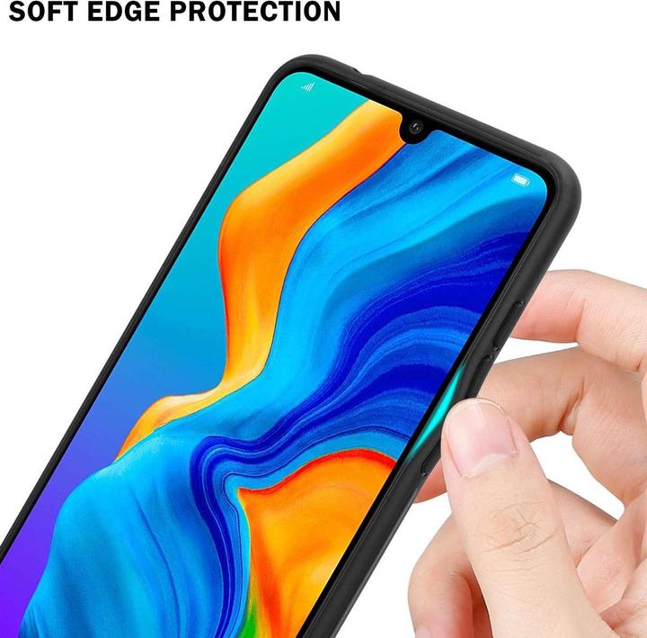 Produktbild Cadorabo TPU Gestreiftes Glas Cover (Huawei P30 Lite)