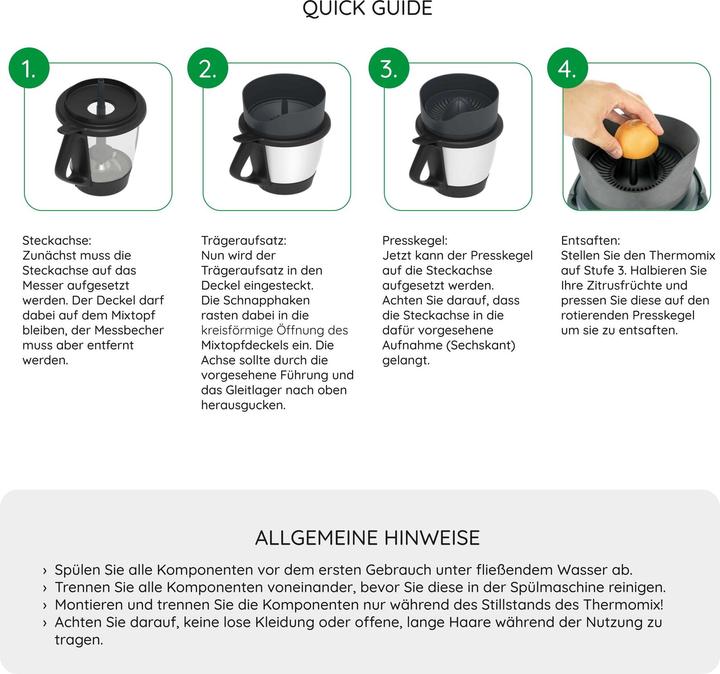 Produktbild Wundermix WunderJuicer® | Saftpresse für Thermomix TM6, TM5, TM31