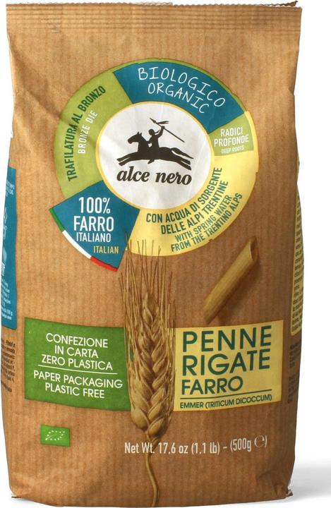 Actual product image Alce Nero Organic Penne Farro (500 g)