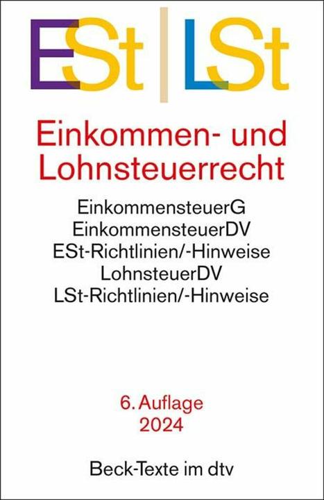 Actual product image Einkommen- / Lohnsteuerrecht (German, Klaus J. Wagner, 2024)