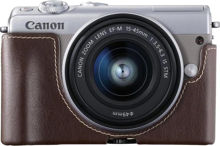 Actual product image Canon Cover Leather EH-31-FJ Dark Brown (Camera case)