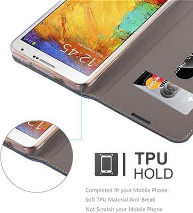 Produktbild Cadorabo Book Jeans Optik Cover (Samsung Galaxy Note 3)
