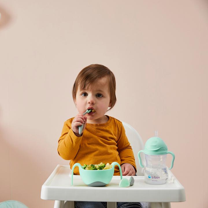Productafbeelding B.Box Innovatieve fles met het pistache rietje 6m +