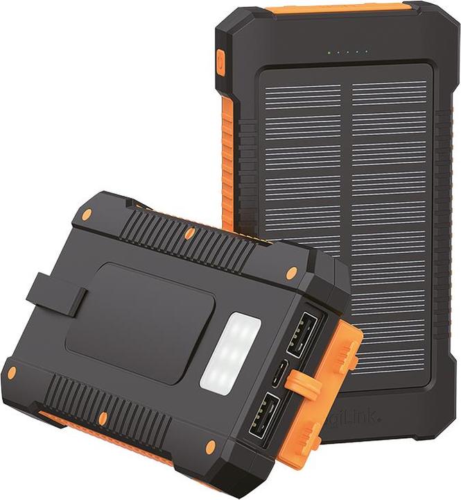 Produktbild LogiLink Solar-Powerbank (6000 mAh, 12 W)