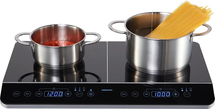Image du produit Medion Plaque de cuisson double à induction MD 15324, 3500W