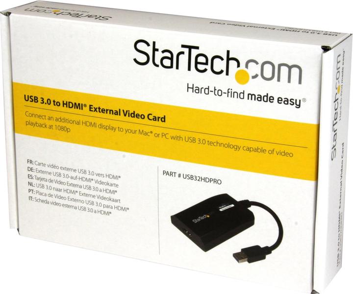 Actual product image StarTech USB 3.0 To HDMI Video Adapter (HDMI, 9 cm)