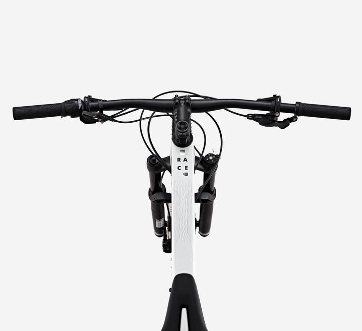 Immagine prodotto Rockrider Mountain bike XC telaio in carbonio full suspension Race 900 S bianco (28.10 cm)