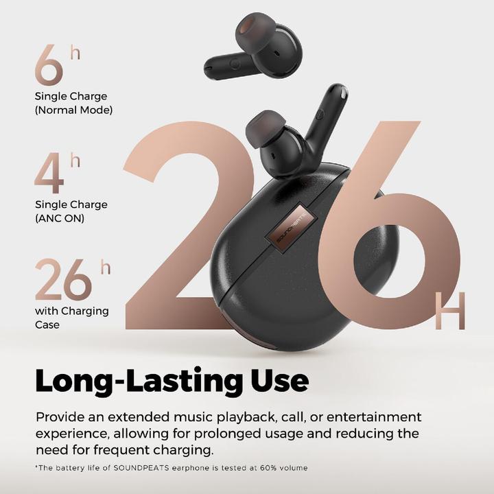 Image du produit Soundpeats Air 4 pro (ANC, 26 h, Sans fil)