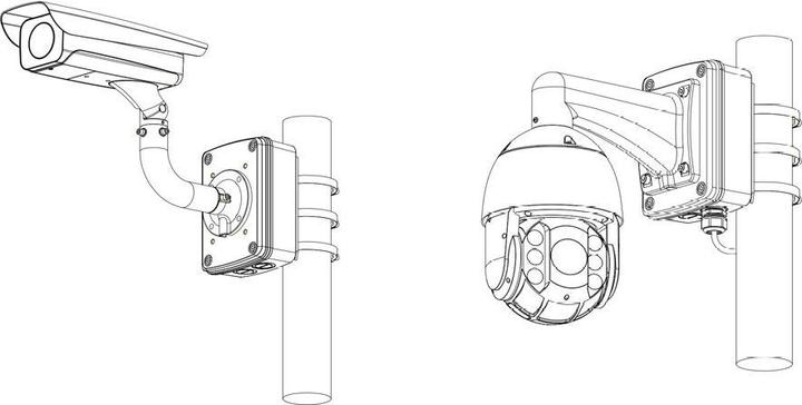 Actual product image Dahua Technology PFA126 Mounting box for surveillance cameras (Mounting kit)