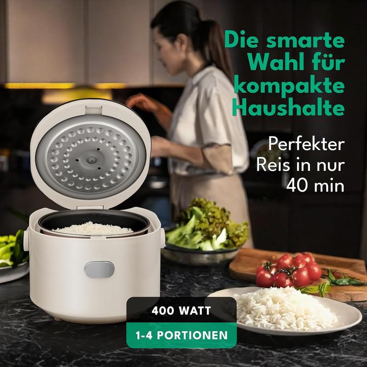 Actual product image Lebenlang Reiskocher mit Timer & Warmhaltefunktion