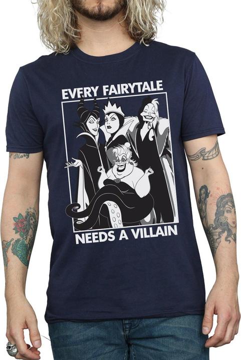 Immagine prodotto Disney Maglietta maschile in cotone Every Fairy Tale Needs A Villain (Ogni fiaba ha bisogno di un cattivo) (L)