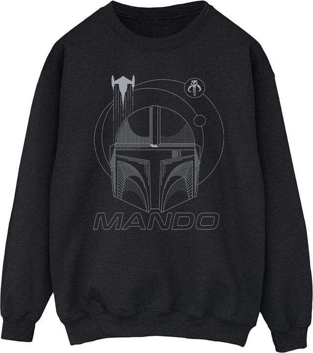 Immagine prodotto Star Wars The Mandalorian Rings Helmet Felpa Uomo (M)