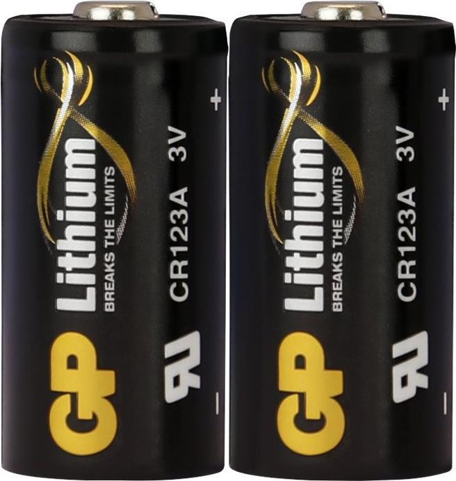 Actual product image GP Batteries Batteries (2 pcs., RCR123A, 1300 mAh)