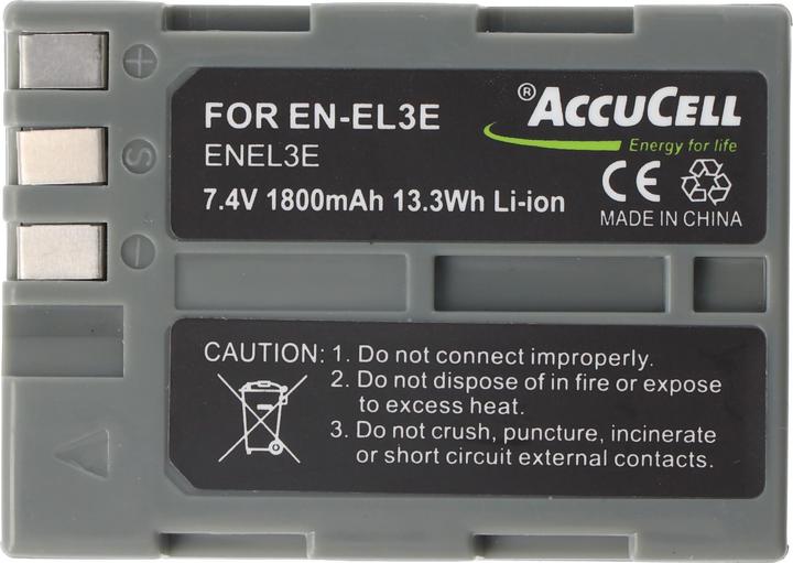 Produktbild AccuCell Akku passend für Nikon D80 (Akku)