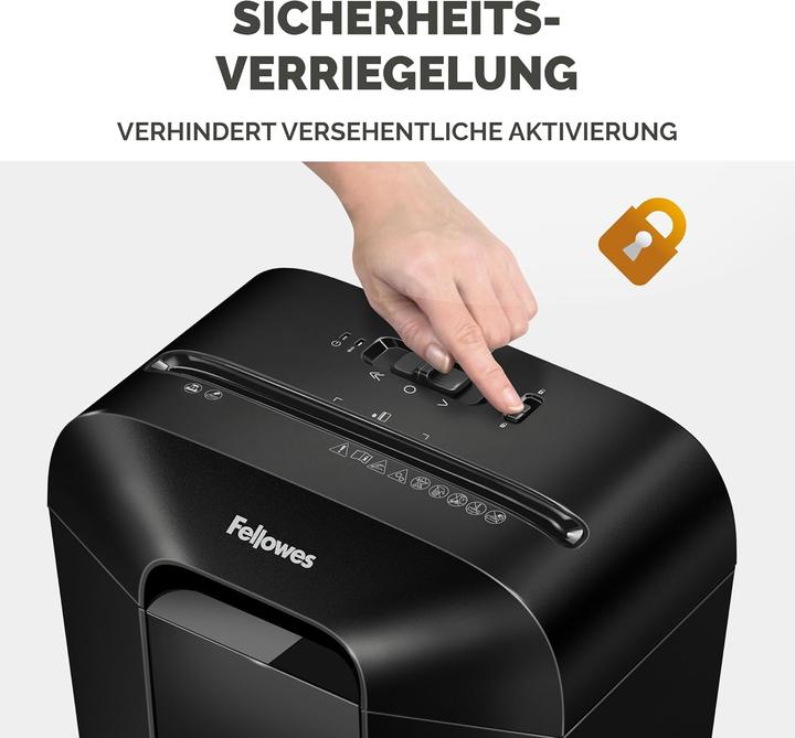 Actual product image Fellowes Powershred LX41 P-4 document shredder, 8 pages (Particle cut)