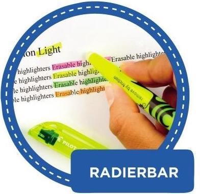 Produktbild Pilot FriXion Light (Gelb, 3.80 mm, 1 x)