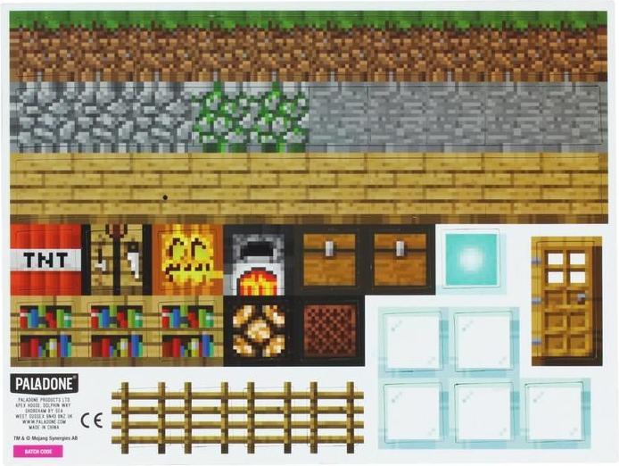 Paladone Products Minecraft Build a Level Magnets (PP6734MCF)